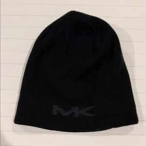 Michael Kors Classic Black Knit Hat